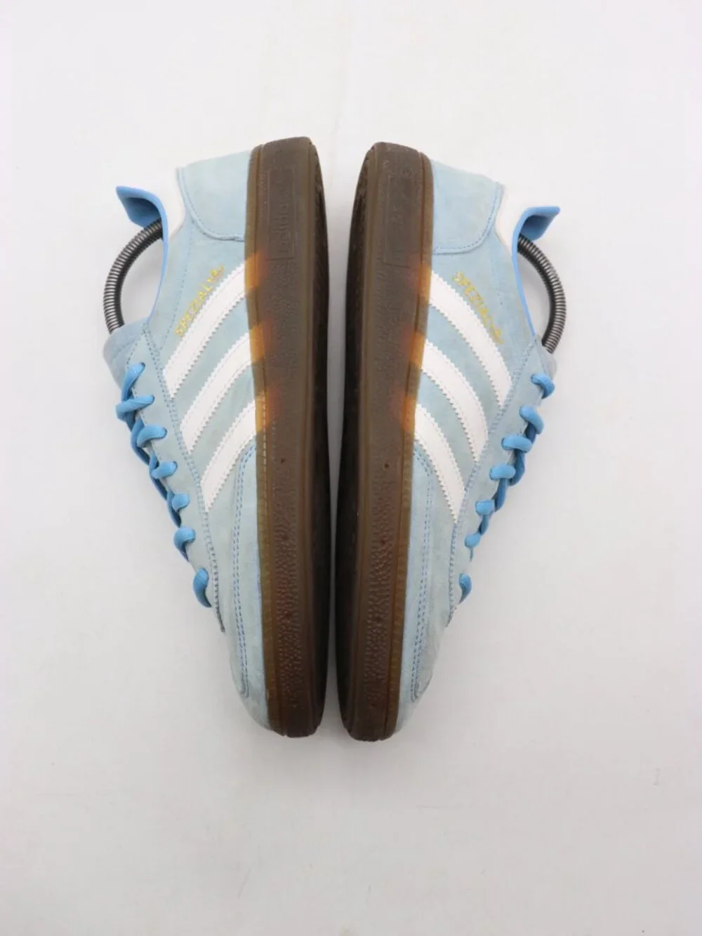 adidas Handball Spezial Men's Size 8.5 Light Blue Sneakers Shoes BD7632